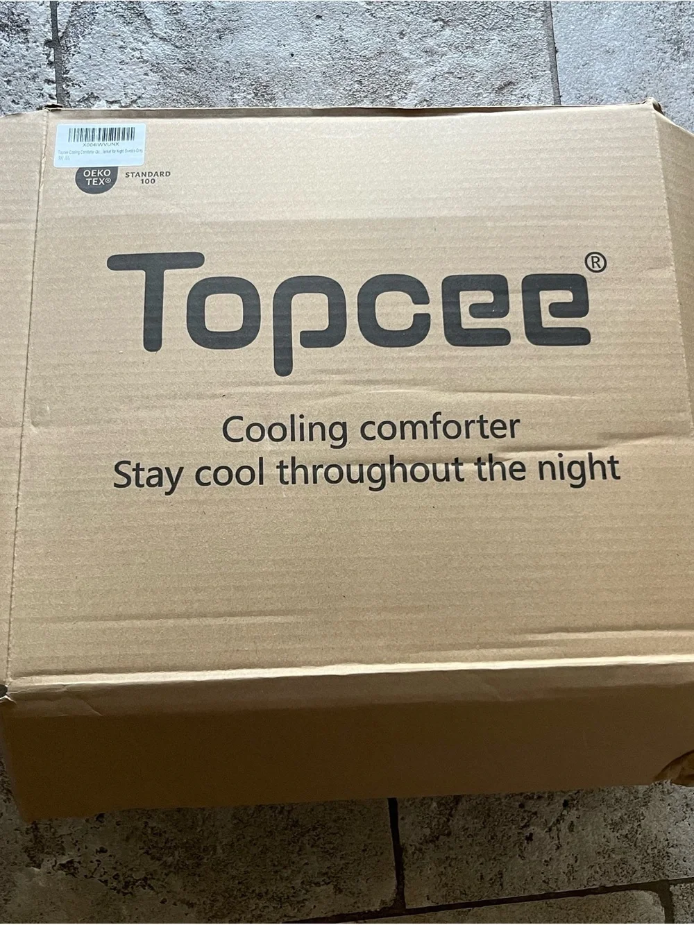 Topcee Cooling comforter Blanket  for Night Sweats - Cool Sleep Solution queen